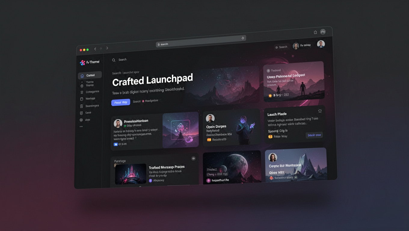 Preview of Crafted Launchpad