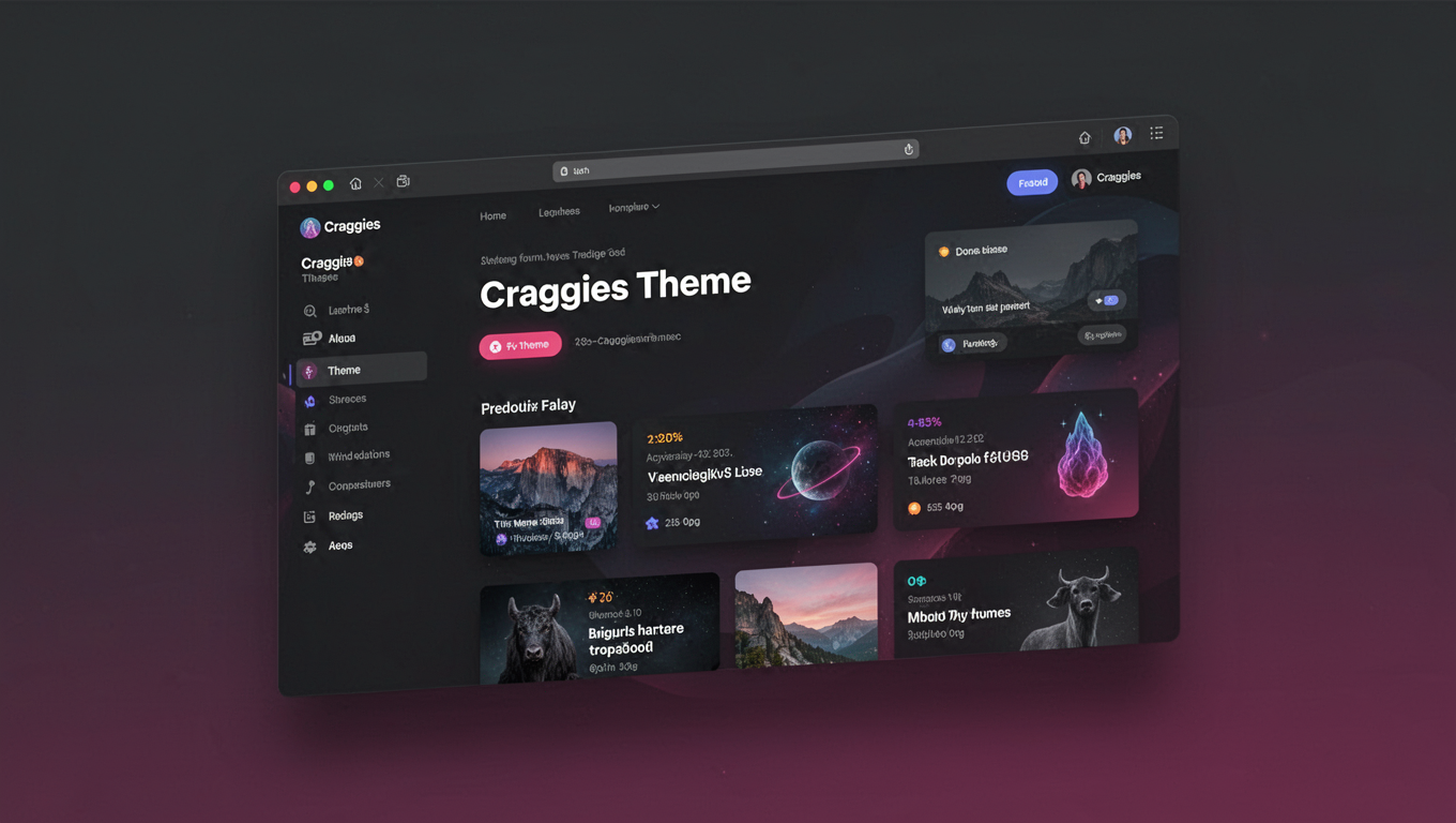 Preview of Craggies Theme