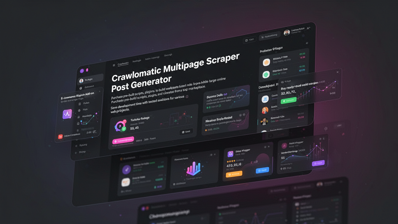 Preview of Crawlomatic Multipage Scraper Post Generator
