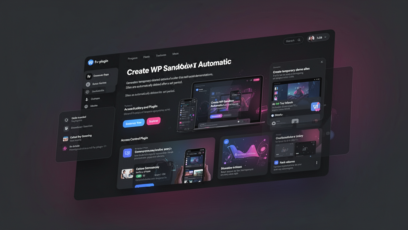 Preview of Create WP Sandbox Automatic