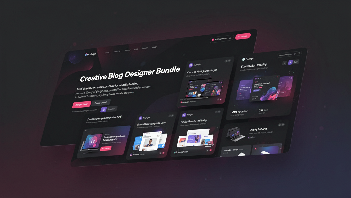 Preview of Creative Blog Designer Bundle