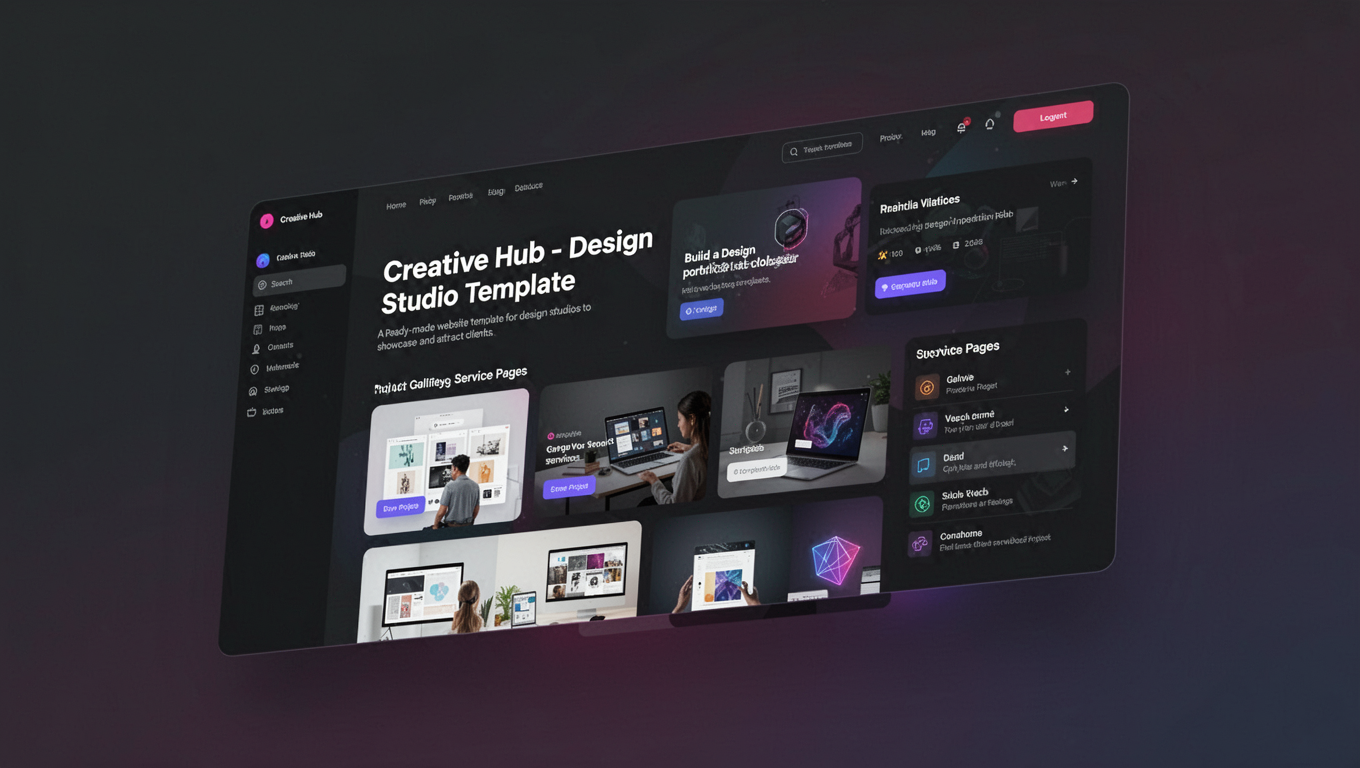 Preview of Creative Hub - Design Studio Template