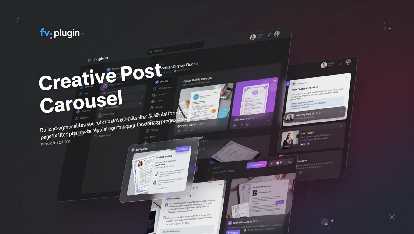Preview of Creative Post Carousel