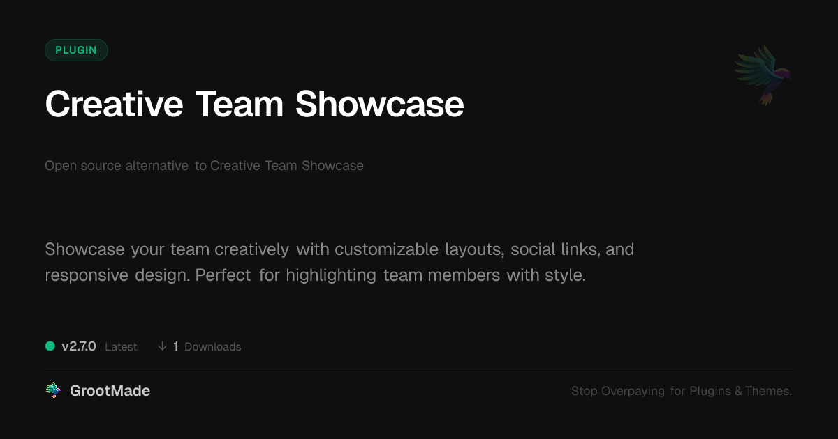 Preview of Creative Team Showcase