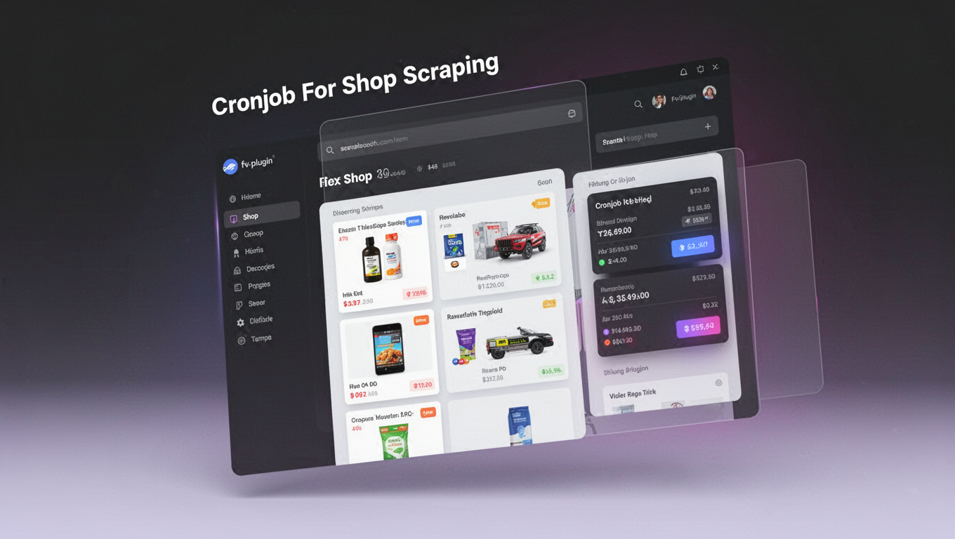 Preview of Cronjob For Shop Scraping