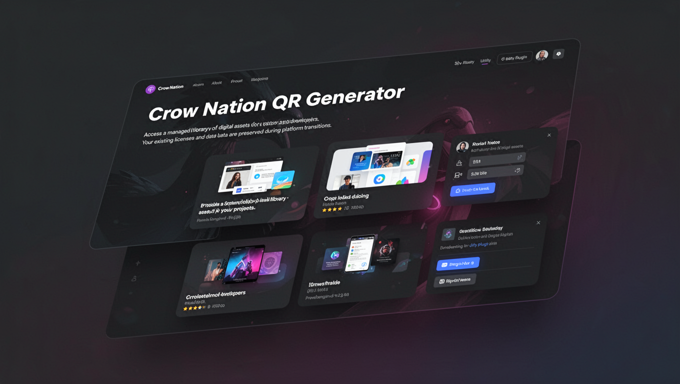 Preview of Crow Nation QR Generator