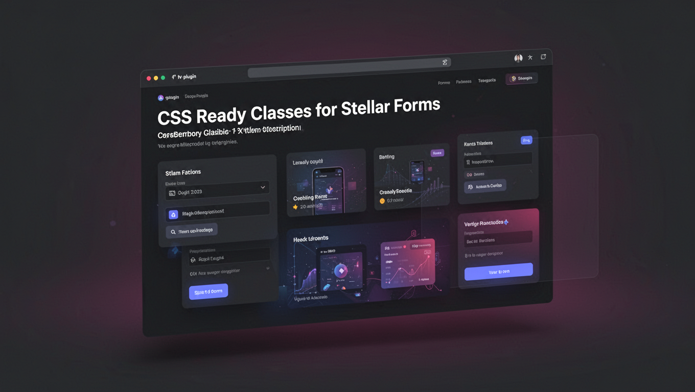 Preview of CSS Ready Classes for Stellar Forms