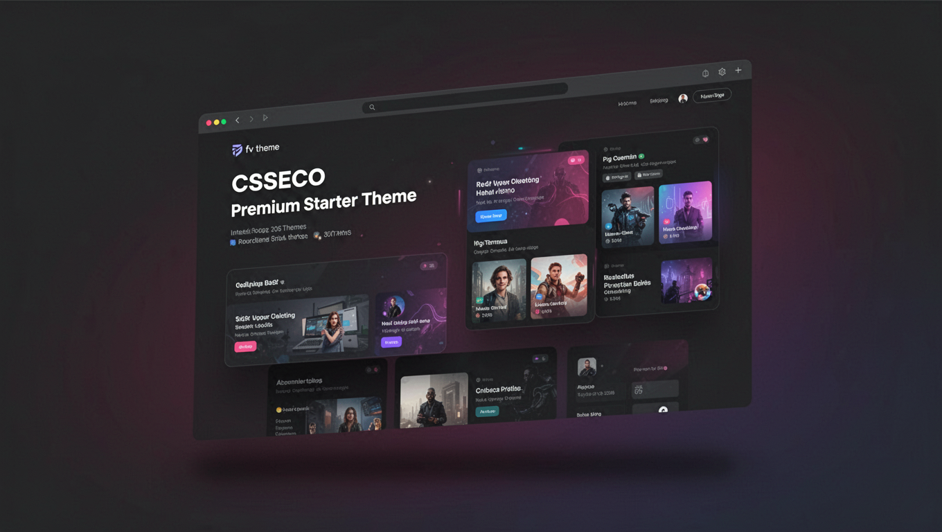 Preview of CSSeco Premium Starter Theme