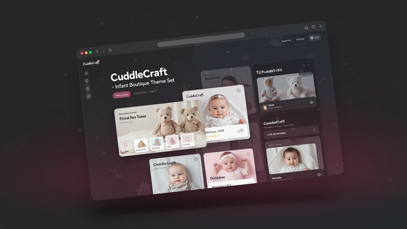 Preview of CuddleCraft - Infant Boutique Theme Set