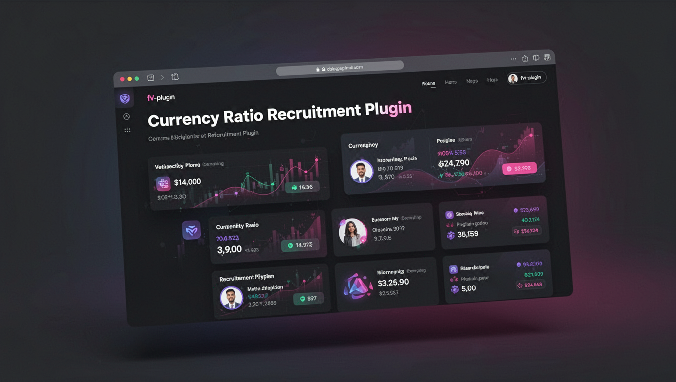 Preview of Currency Ratio Recruitment Plugin