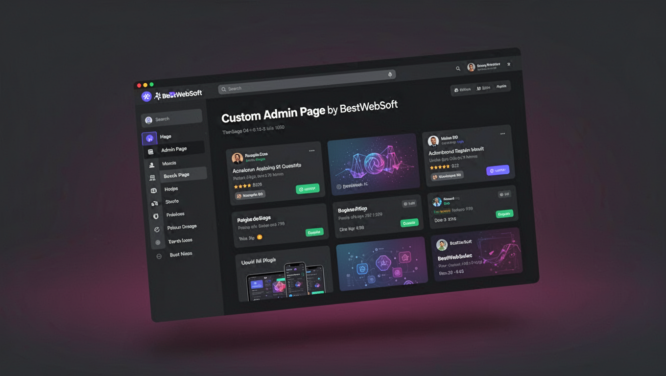 Preview of Custom Admin Page by BestWebSoft