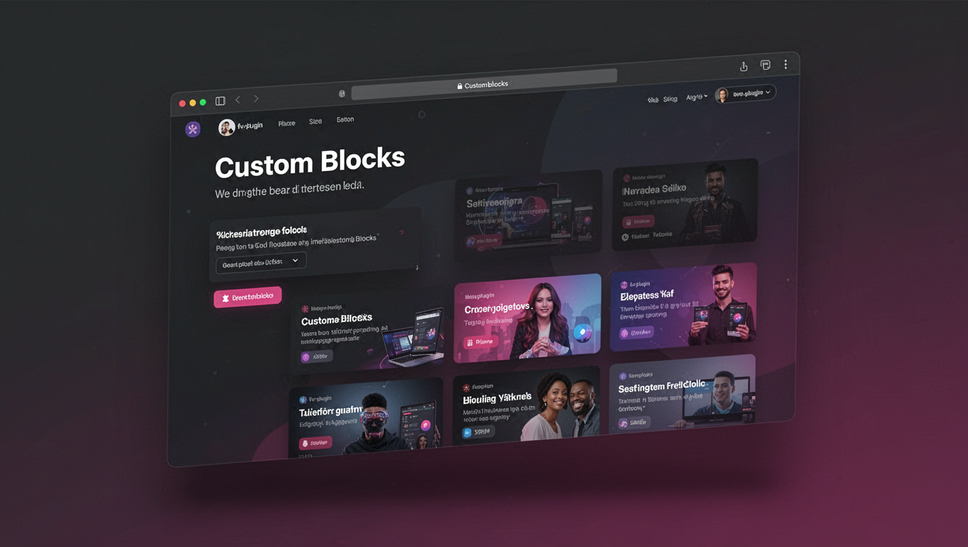 Preview of Custom Blocks