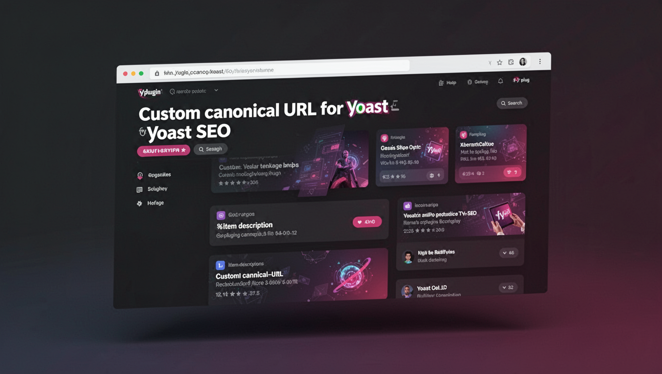 Preview of Custom canonical URL for Yoast SEO