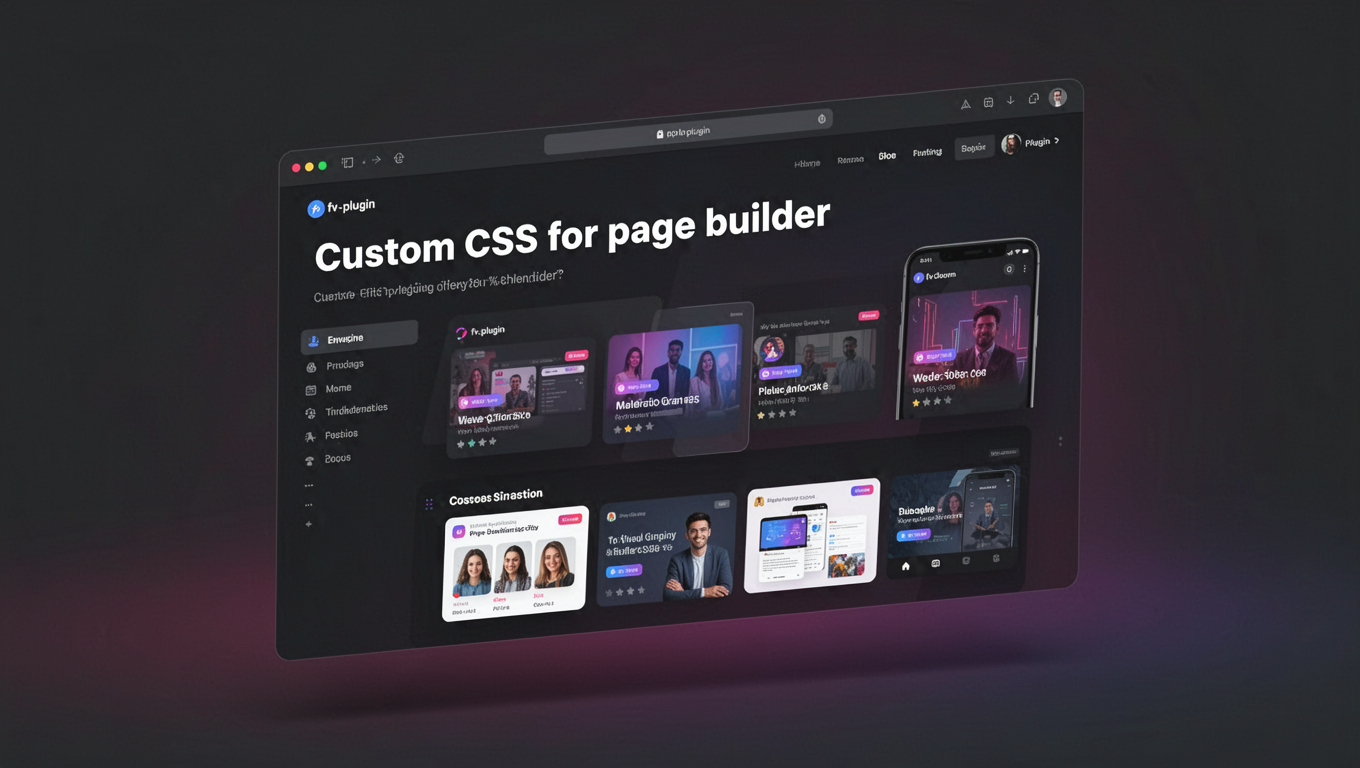 Preview of Custom CSS for Elementor
