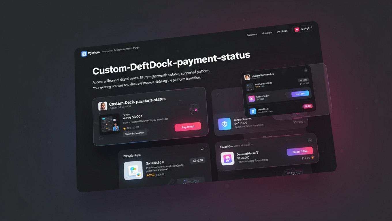 Preview of Custom-DeftDock-payment-status
