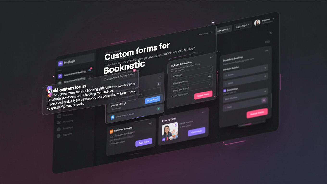 Preview of Custom forms for Booknetic
