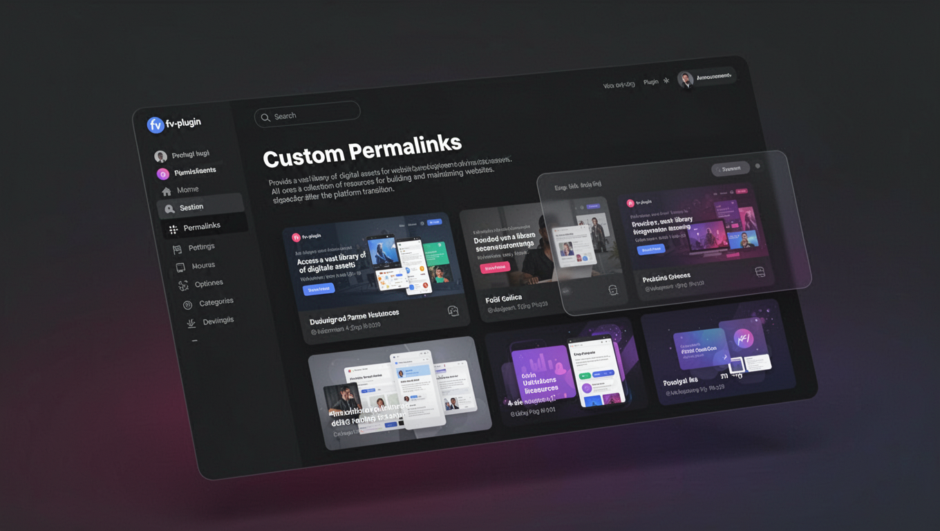 Preview of Custom Permalinks