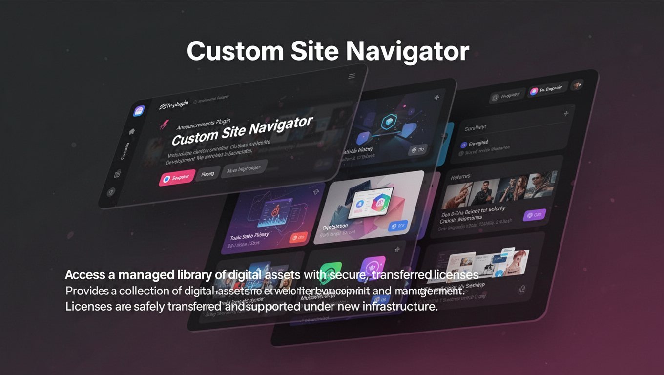 Preview of Custom Site Navigator
