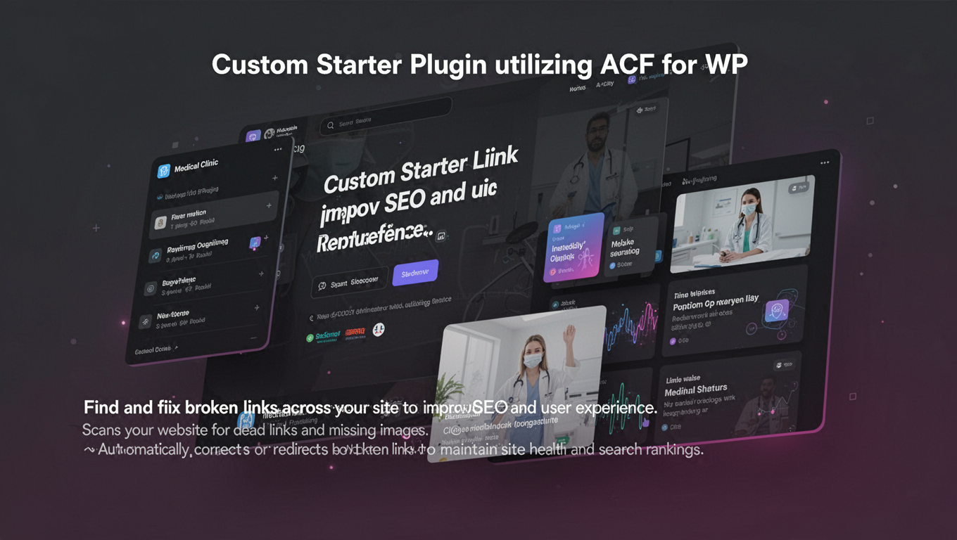 Preview of Custom Starter Plugin utilizing ACF for WP