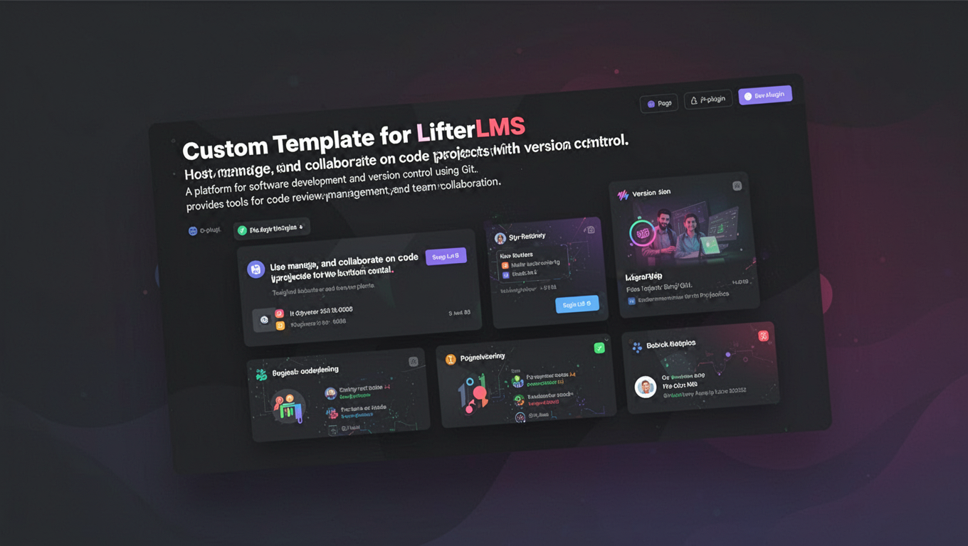 Preview of Custom Template for LifterLMS