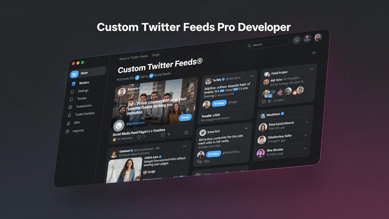 Preview of Custom Twitter Feeds Pro Developer