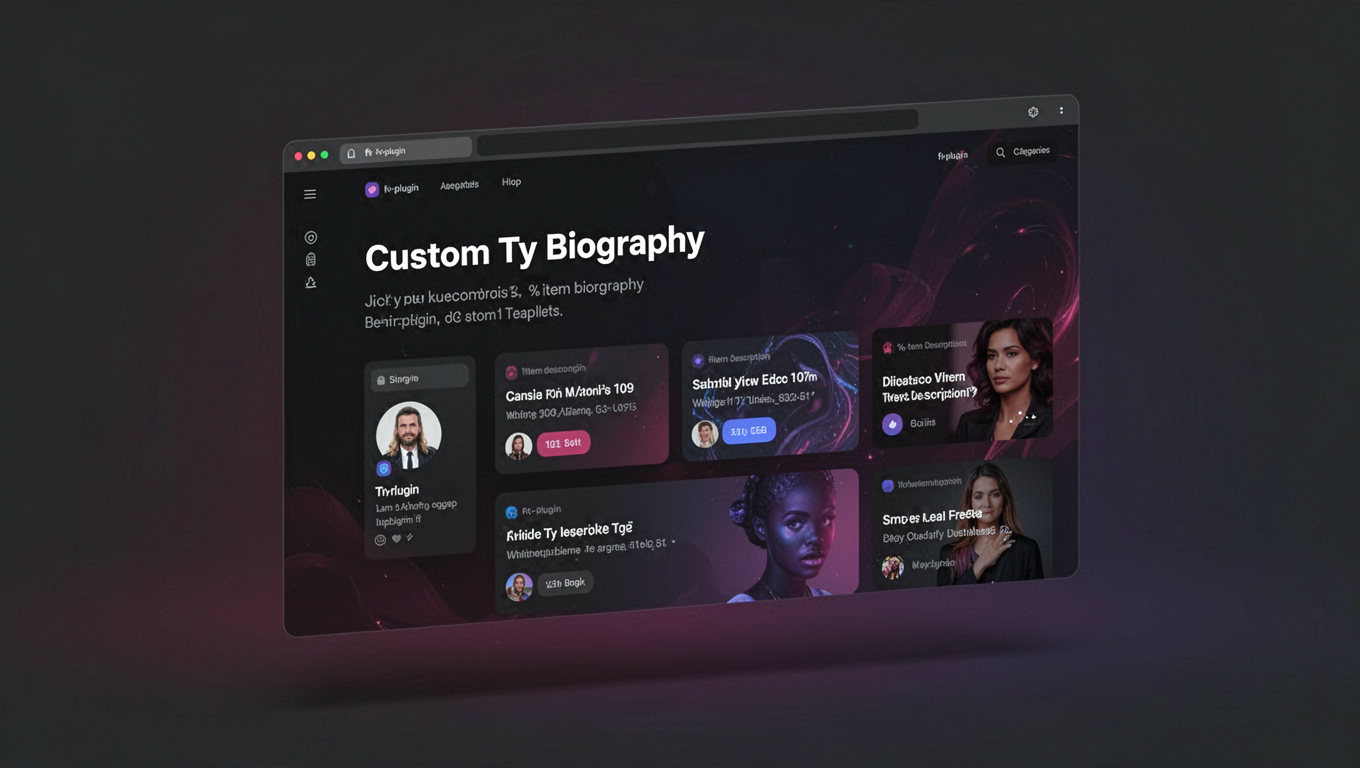 Preview of Custom Ty Biography