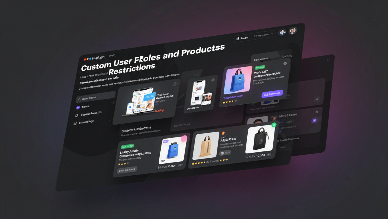 Preview of Custom User Roles and Product Restrictions