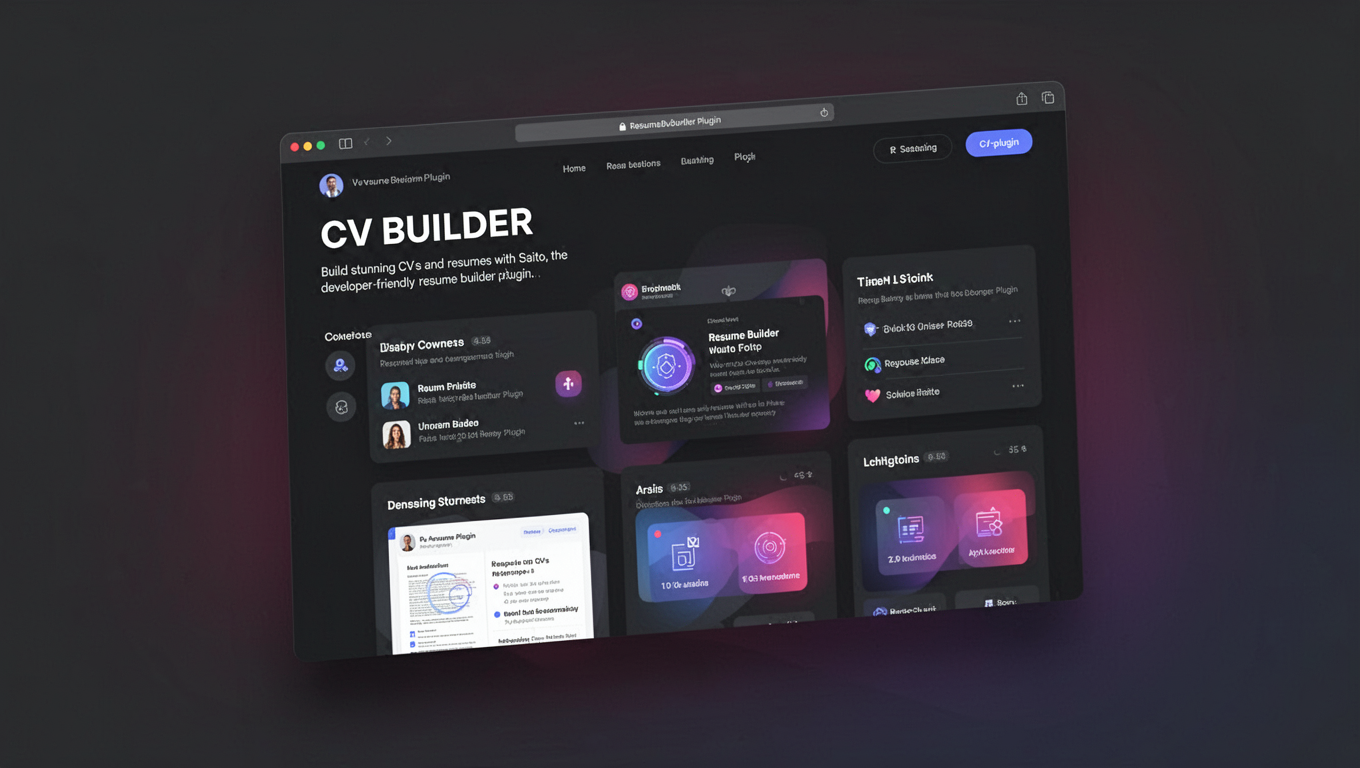 Preview of CV BUILDER