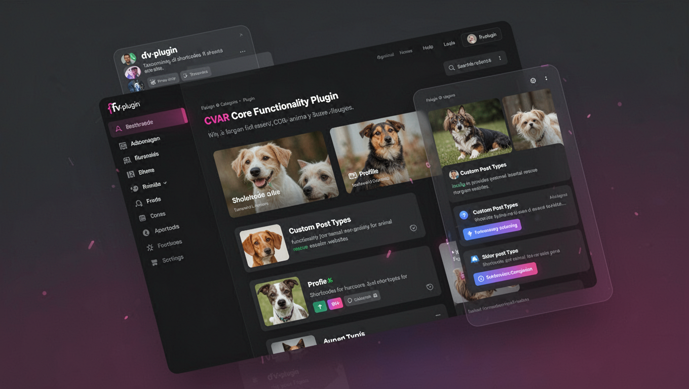 Preview of CVAR Core Functionality Plugin