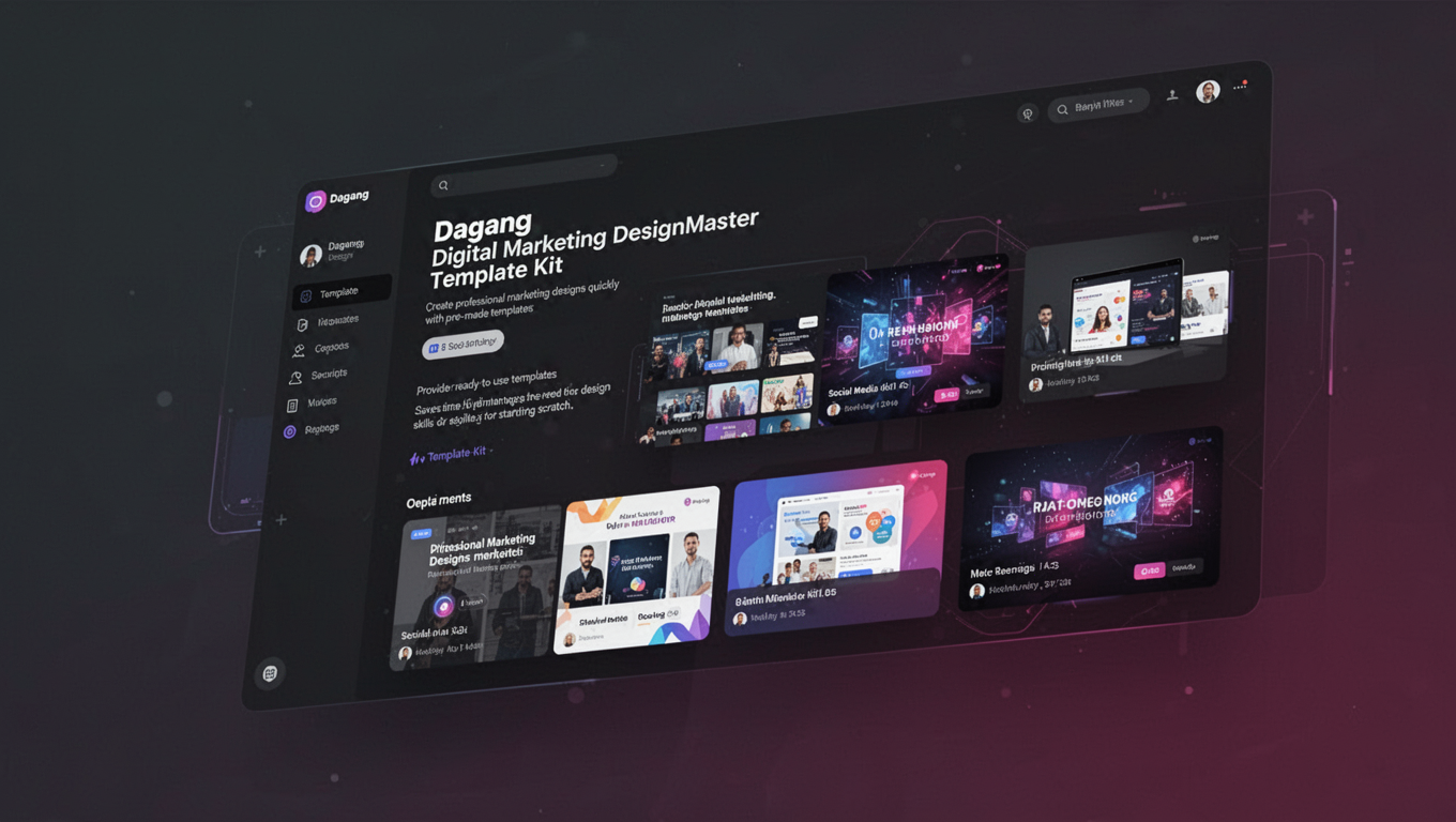 Preview of Dagang - Digital Marketing DesignMaster Template Kit