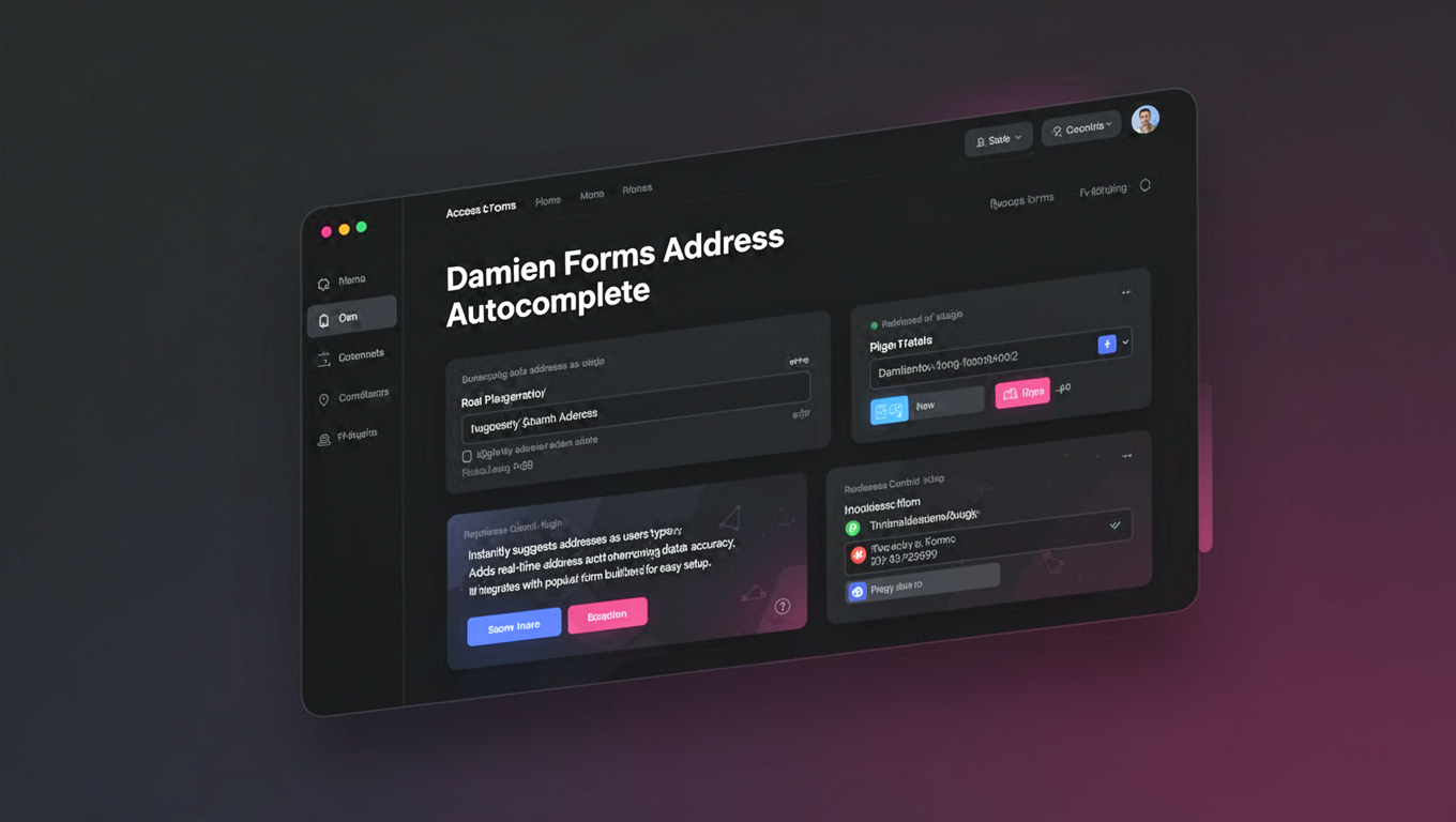 Preview of Damien Forms Address Autocomplete