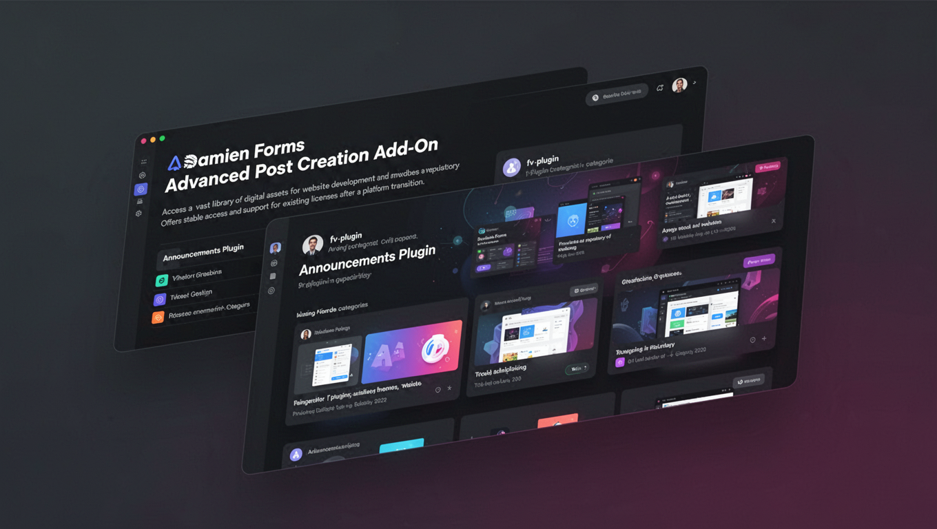 Preview of Damien Forms Advanced Post Creation Add-On