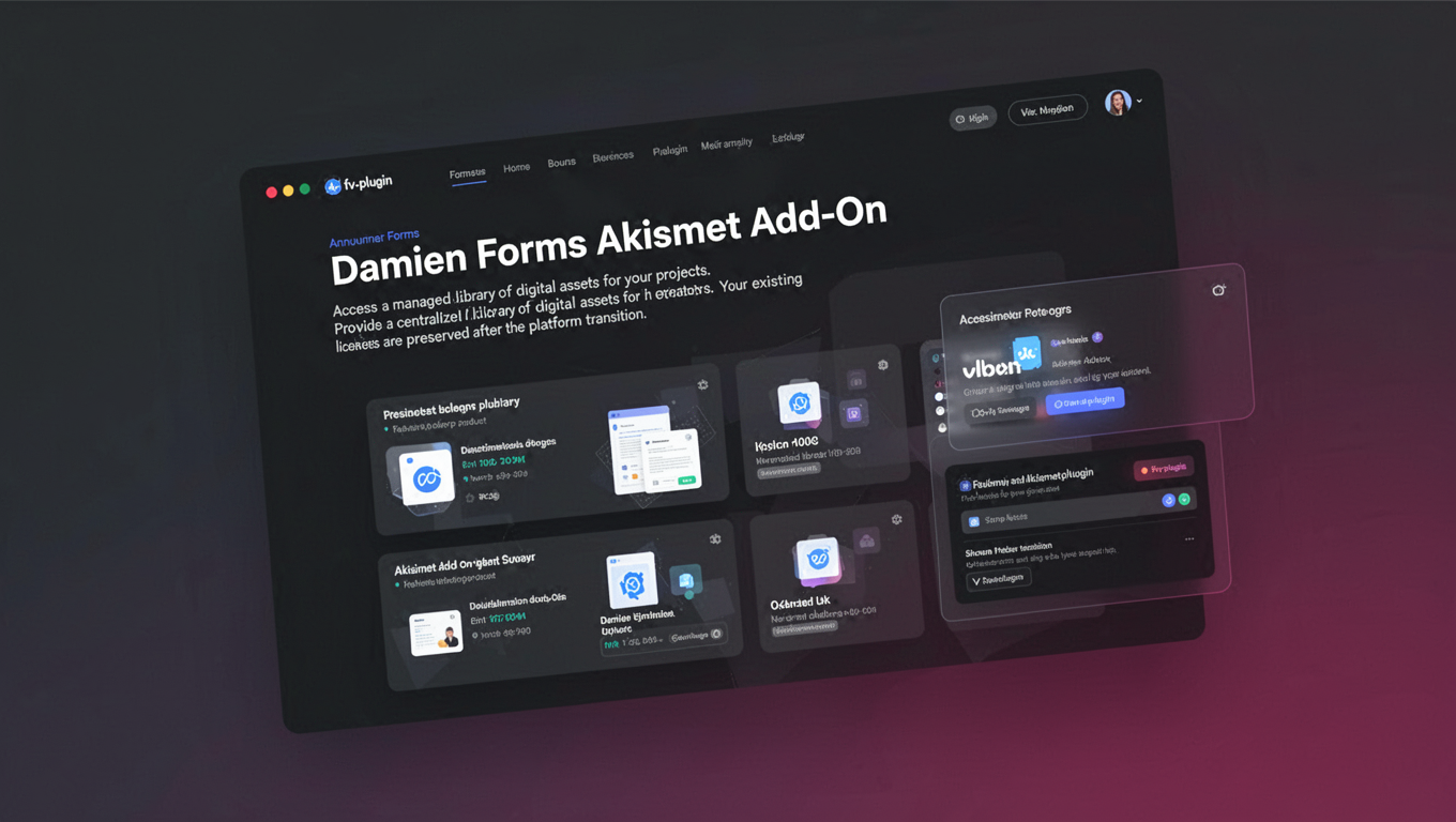 Preview of Damien Forms Akismet Add-On