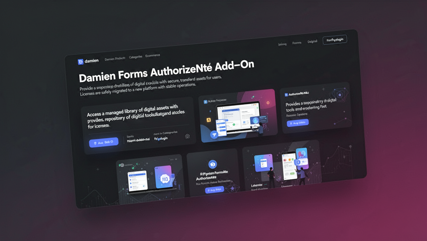 Preview of Damien Forms Authorize.Net Add-On