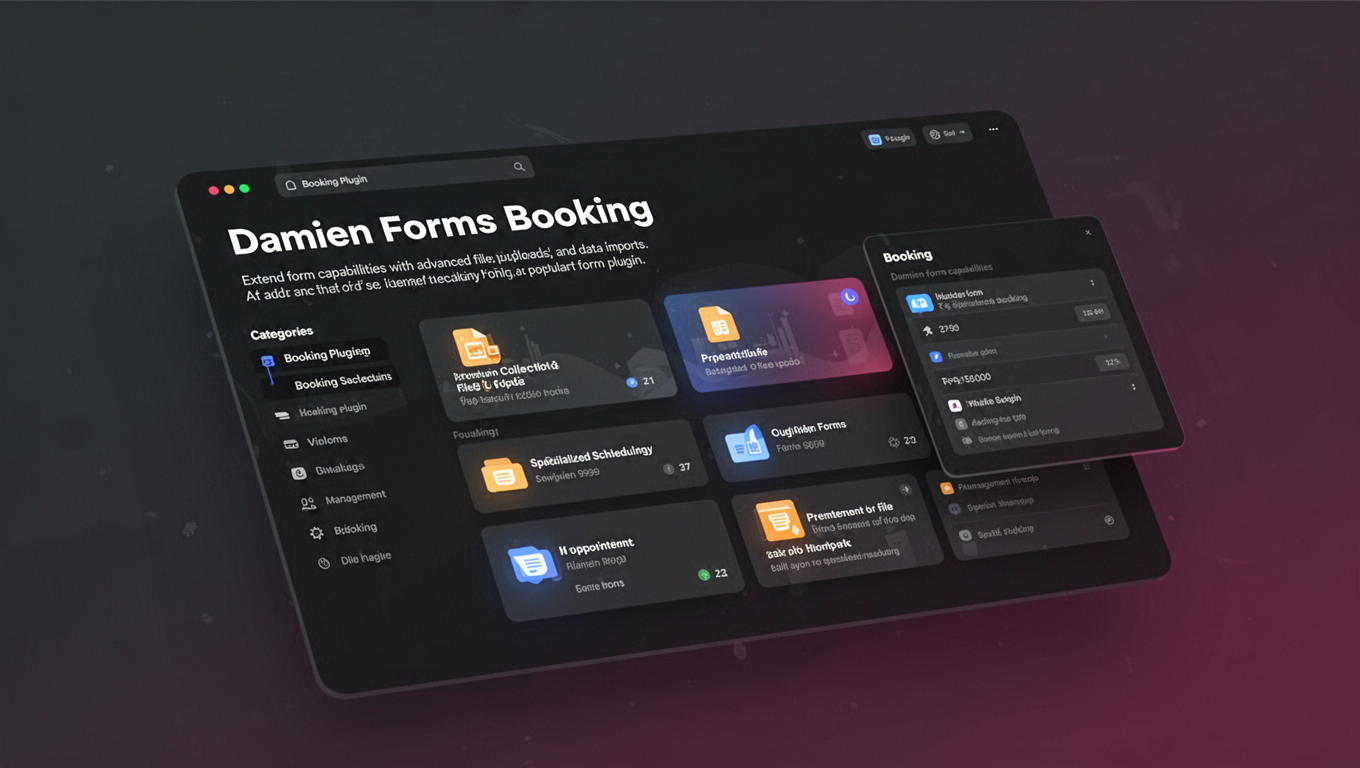 Preview of Damien Forms Booking