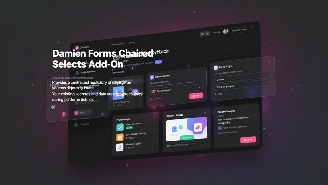 Preview of Damien Forms Chained Selects Add-On