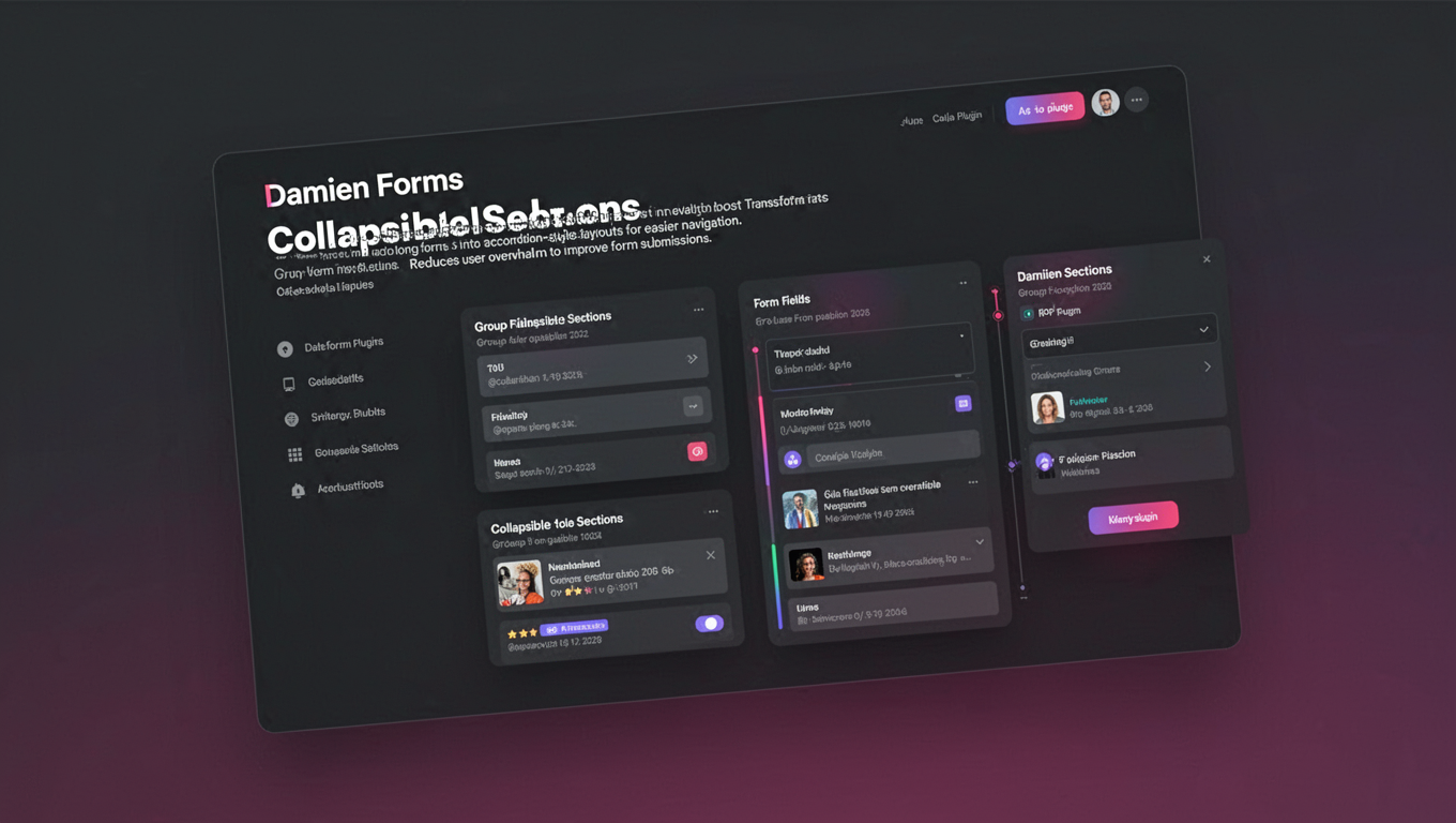 Preview of Damien Forms Collapsible Sections