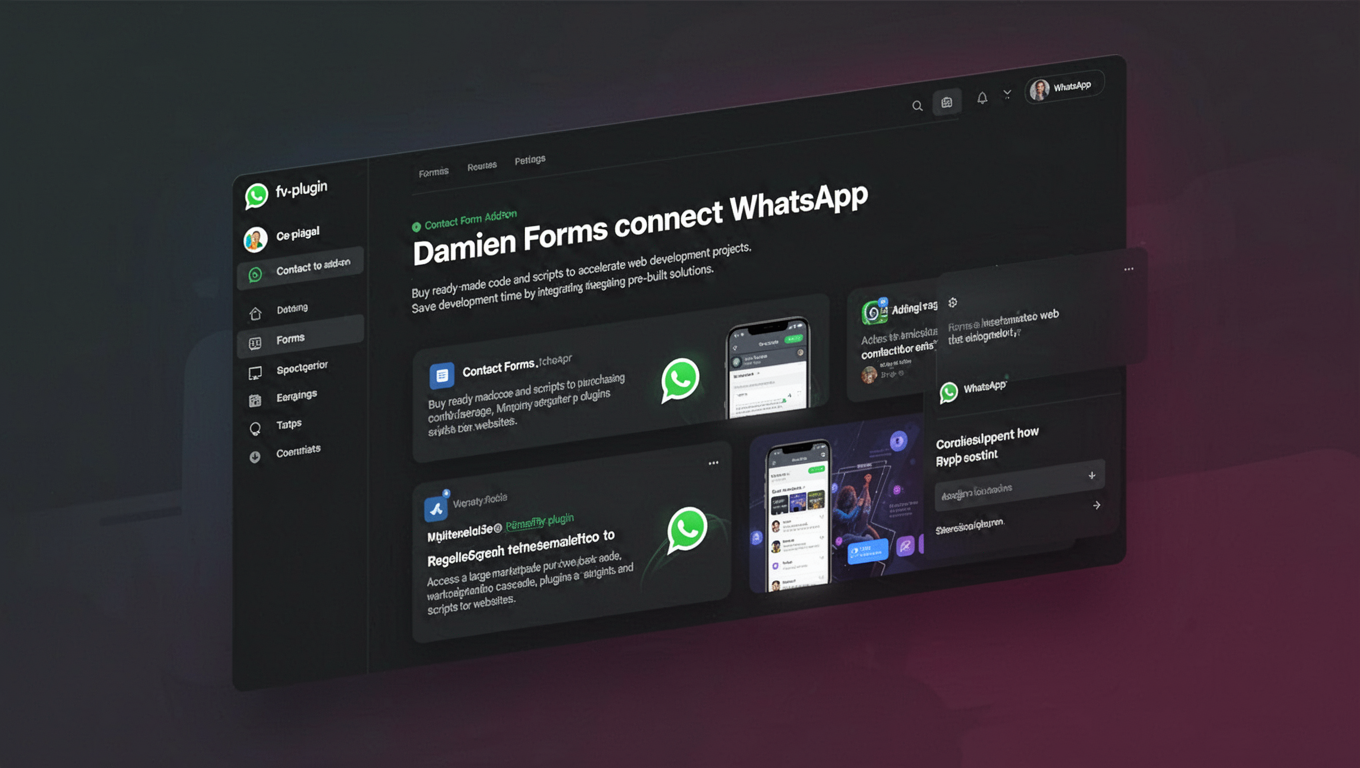 Preview of Damien Forms connect WhatsApp