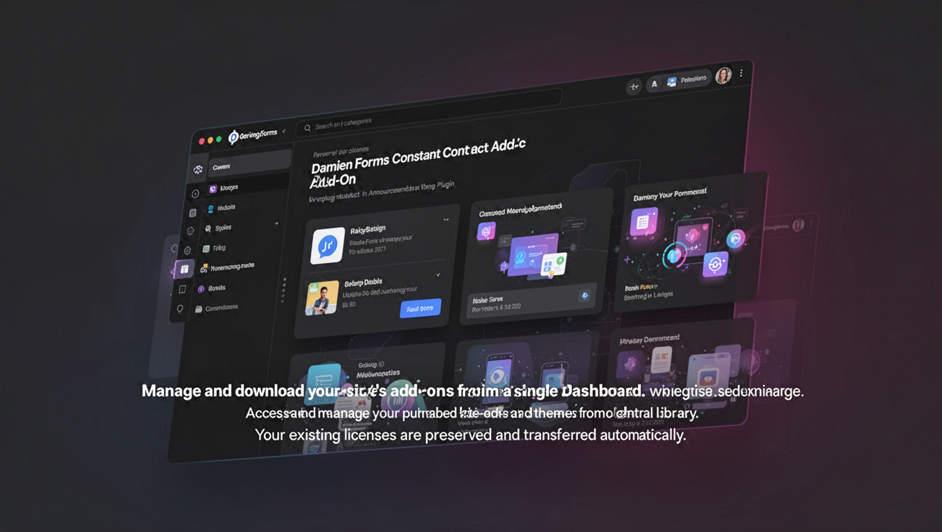Preview of Damien Forms Constant Contact Add-On