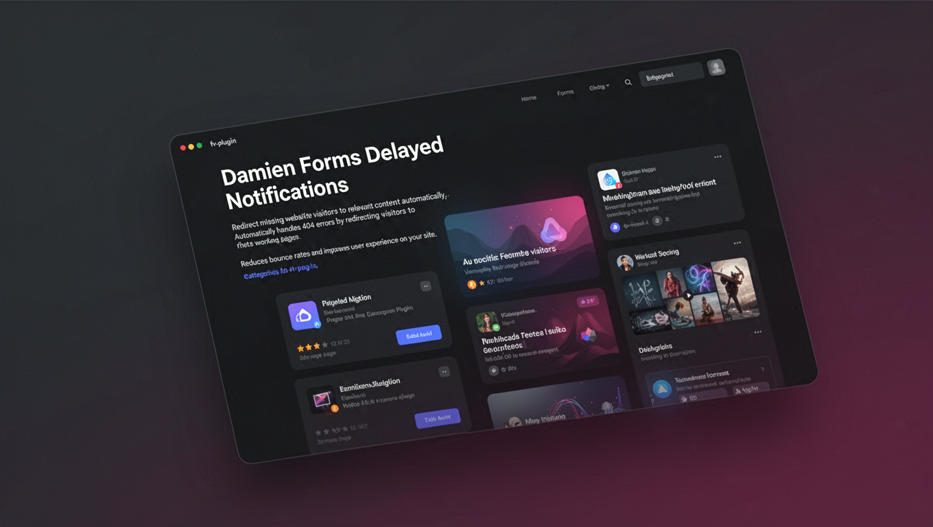 Preview of Damien Forms Delayed Notifications
