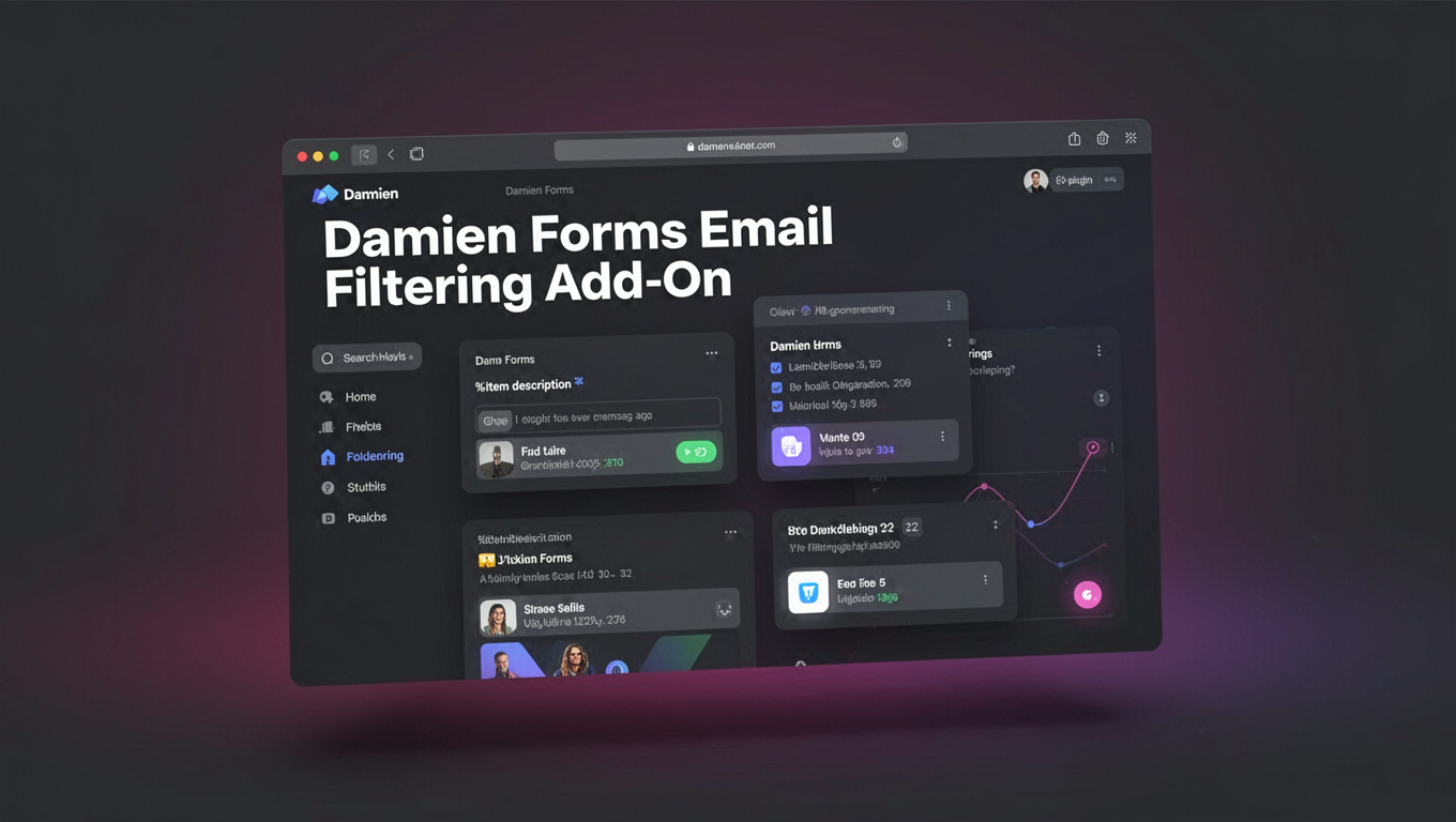 Preview of Damien Forms Email Filtering Add-On