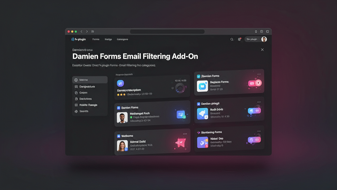 Preview of Damien Forms Email Filtering Add-On