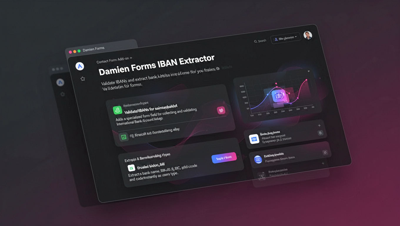 Preview of Damien Forms IBAN Extractor