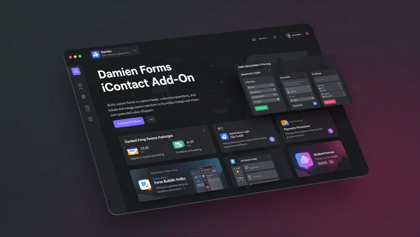 Preview of Damien Forms iContact Add-On