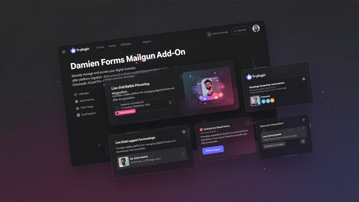 Preview of Damien Forms Mailgun Add-On