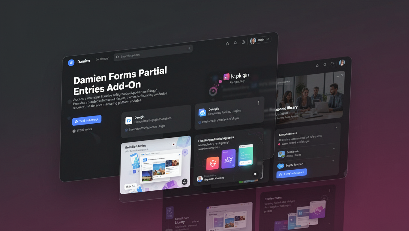 Preview of Damien Forms Partial Entries Add-On