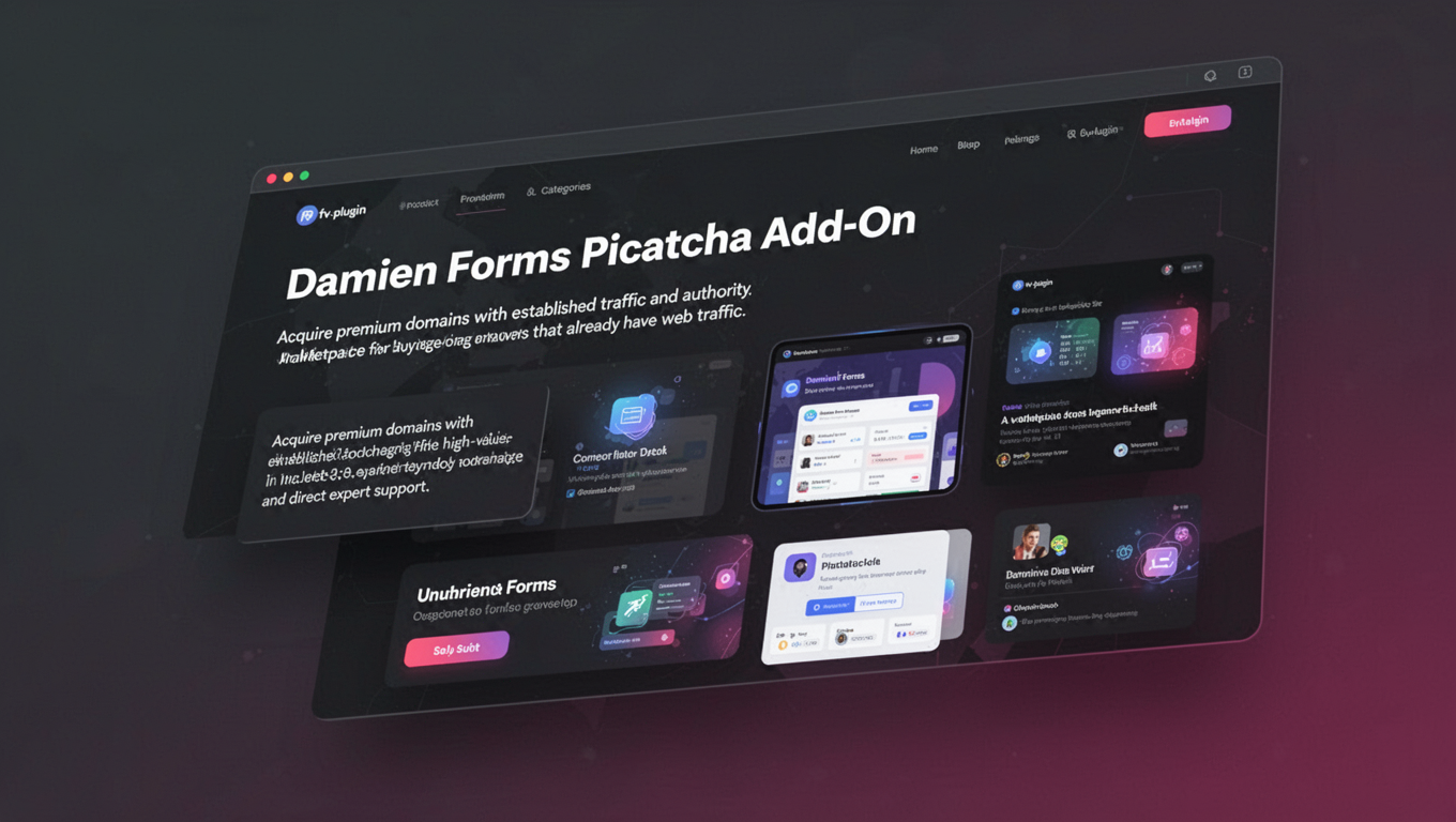 Preview of Damien Forms Picatcha Add-On