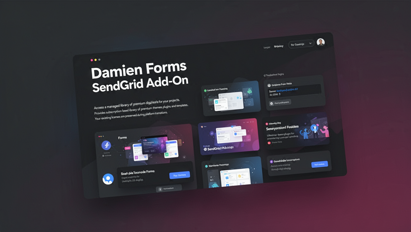 Preview of Damien Forms SendGrid Add-On