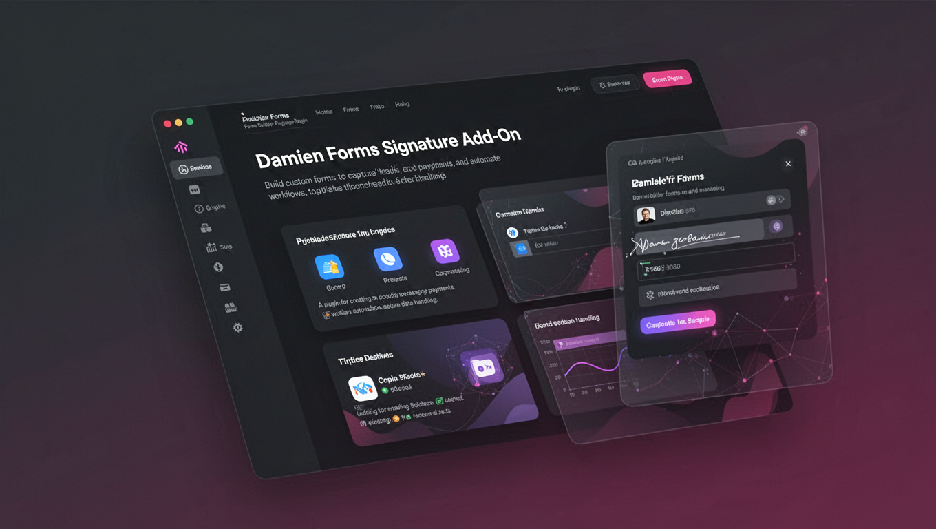 Preview of Damien Forms Signature Add-On