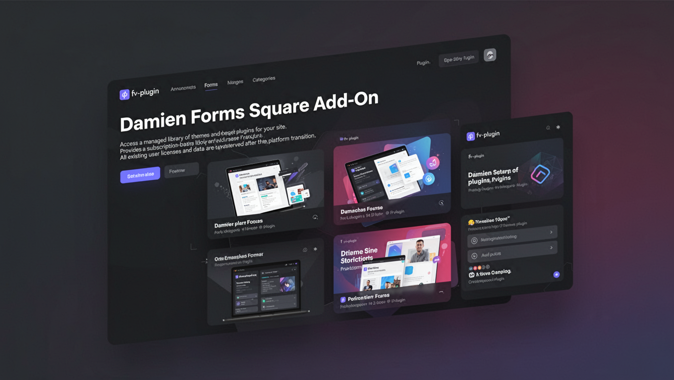 Preview of Damien Forms Square Add-On